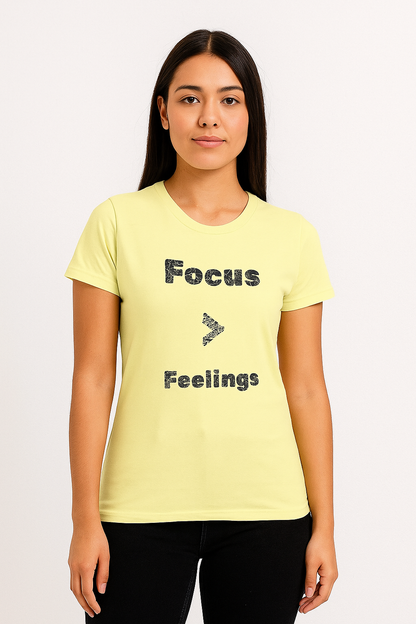 Focus > Feeling womens round neck tshirt