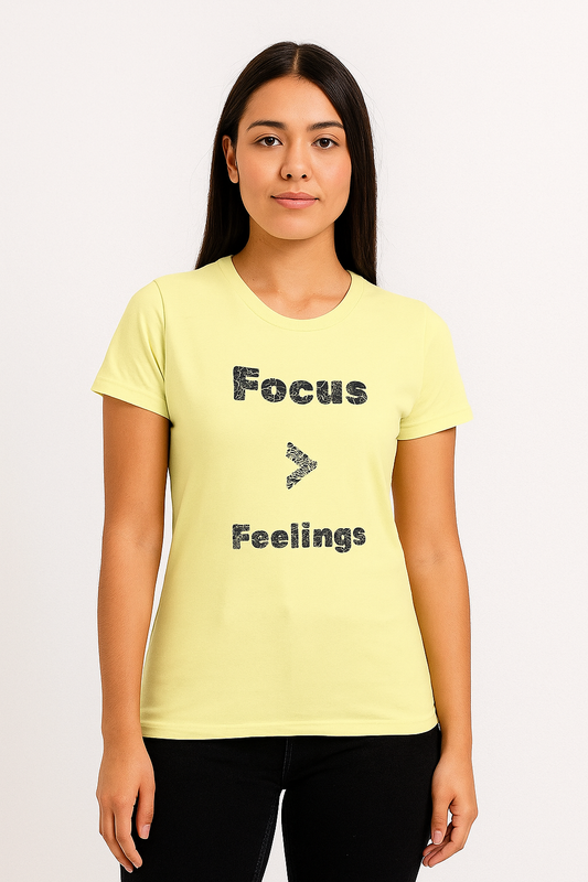 Focus > Feeling womens round neck tshirt
