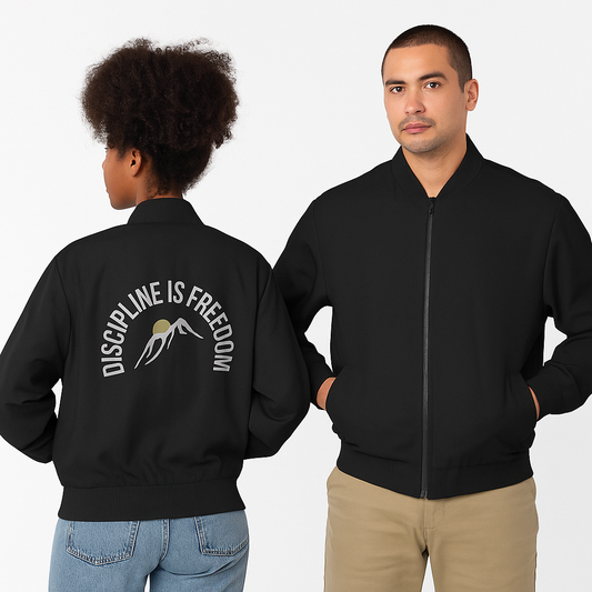 Discipline is Freedom Bomber Jacket